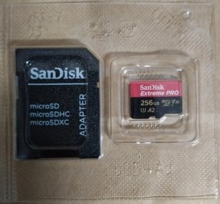 SanDisk Extreme PRO Micro SDXC 256 GB + Adaptador