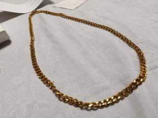 Conjunto Alaneta: Pulsera y Collar Dorado