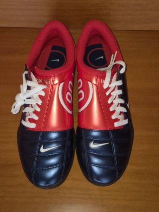Zapatillas Nike Total 90 Futbol Azul/Rojo