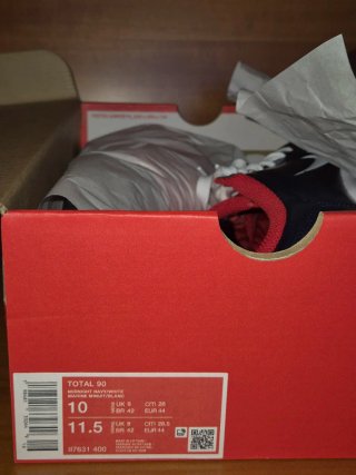 Zapatillas Nike Total 90 Futbol Azul/Rojo