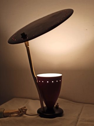 Lampada da tavolo mid-century made in Italy