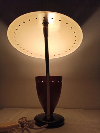 Lampada da tavolo mid-century made in Italy