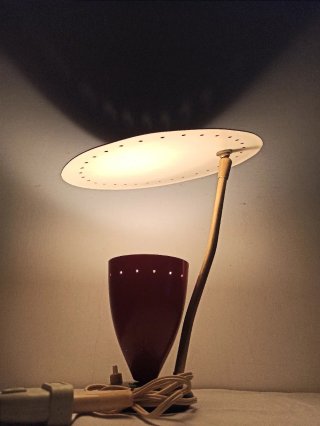 Lampada da tavolo mid-century made in Italy