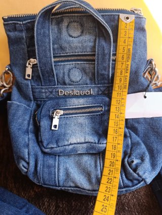 Mochila Desigual XS vaquera azul