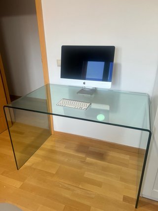 Mesa Escritorio Cristal Templado