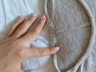 Camiseta hombre beige jaspeada