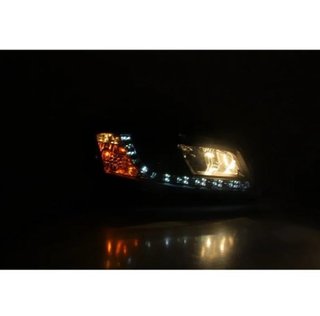 Faros delanteros LED para Fiat Stilo Black