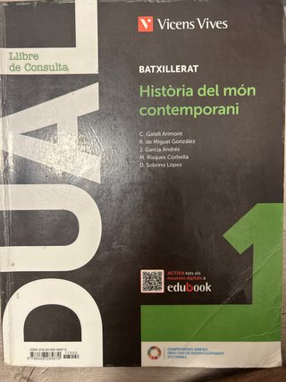Libros Història del món contemporani 1 batxillerat
