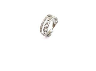 Anillo Plata 925 con Circonitas Ajustable
