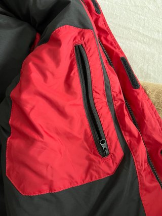 Chaleco plumífero Timberland rojo