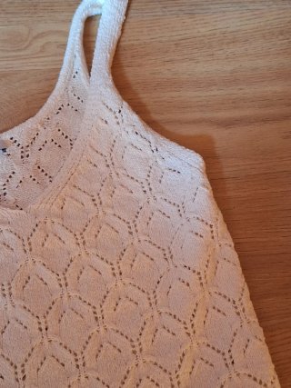 Top tirantes crochet Mango Talla S