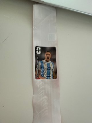 Cromo Coca Cola Lautaro Martínez Mundial