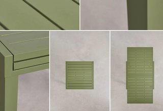 Mesa extensible SKLUM 90-180x90 cm