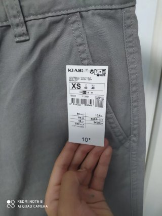 Bermudas grises Kiabi talla XS sin estrenar