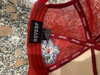 Gorra Trucker Mesh Roja/Blanca Siempre Con Dios