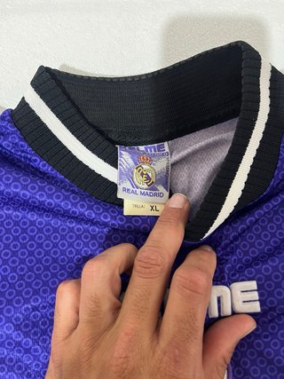 Camiseta Real Madrid Kelme Morada 97-98 Talla XL
