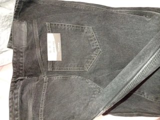 Pantalón vaquero negro Pull&Bear Talla 40