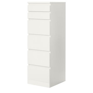 Cajonera Ikea Malm 6 cajones con espejo