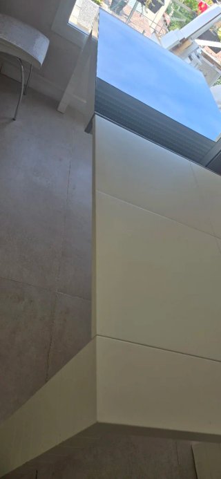 Mesa de comedor extensible cristal y madera