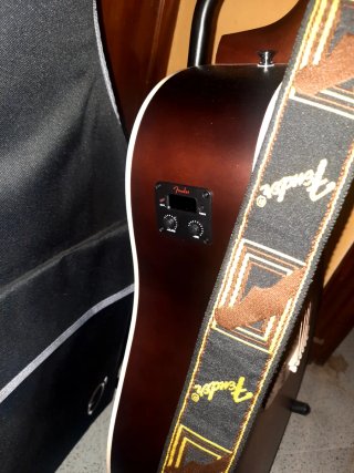 Fender California Sunburst Guitarra Acústica