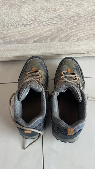 Zapatos Rugged Outback Hombre Gris/Verde