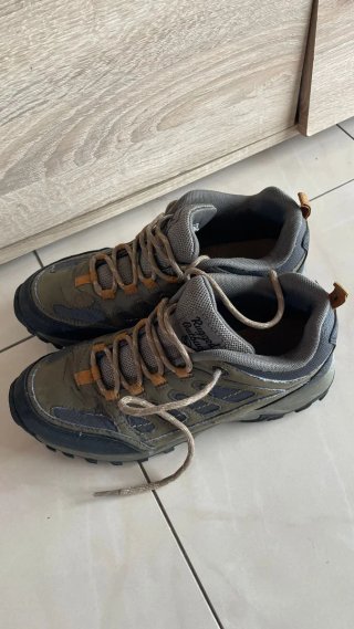 Zapatos Rugged Outback Hombre Gris/Verde