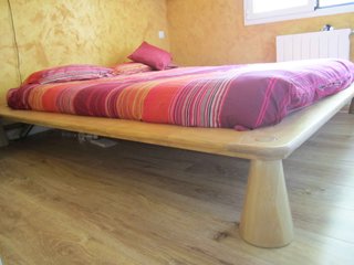 Cama Futón Madera Maciza 210x200 (colchón 200x180)