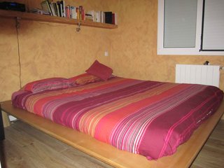 Cama Futón Madera Maciza 210x200 (colchón 200x180)