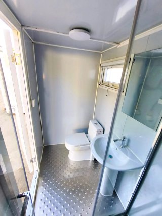 Casa prefabricada premium con WC,Ducha y lavabo