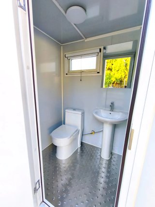 Casa prefabricada premium con WC,Ducha y lavabo