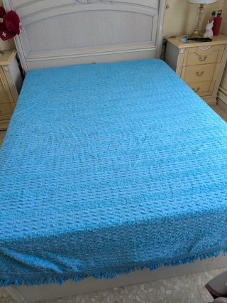 Colcha Cama 90 Azul
