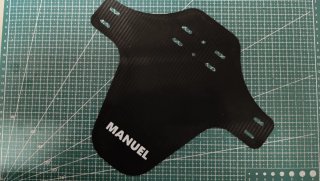 Guardabarros bici personalizado MTB