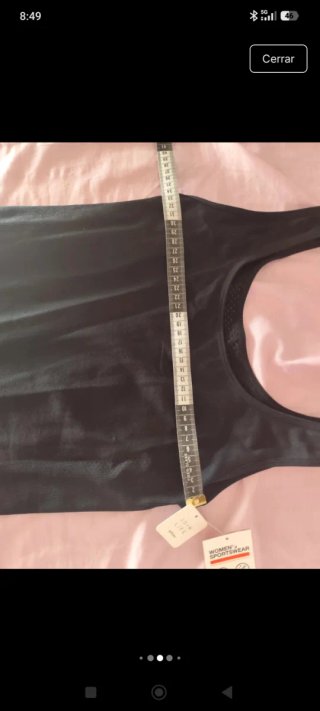 Mono deportivo negro talla M
