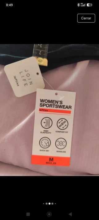Mono deportivo negro talla M