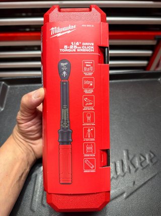 Llave dinamométrica Milwaukee 1/4 5-25 Nm