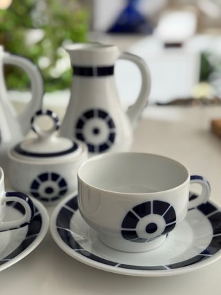 Juego de café Sargadelos para 2 personas
