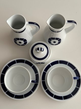 Juego de café Sargadelos para 2 personas