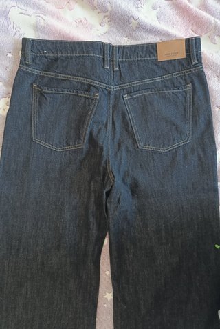 Pantalón Mango Talla 44 Azul Oscuro