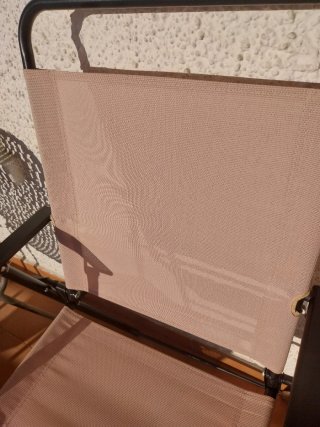 Conjunto 2 Sillas Altas Jardín Beige