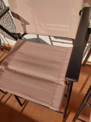 Conjunto 2 Sillas Altas Jardín Beige
