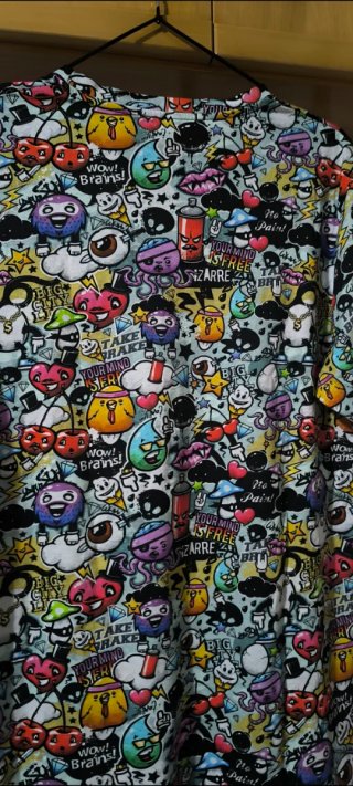 Camiseta JONNY WOLF XXL Estampado Divertido hombre