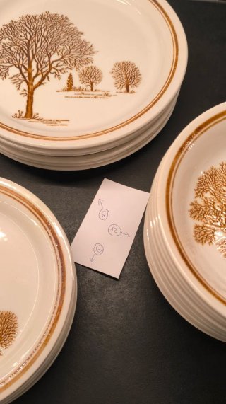 Vajilla Inglesa Vintage EIT England - 24 piezas