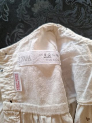 Blusa Zara bebé niña corazones