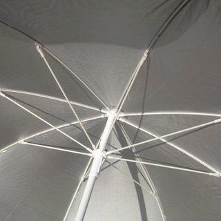 Sombrilla playa UPF50+ 160cm Sun&Surf rayas turquesa