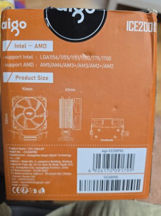 Disipador CPU Aigo ICE200PRO RGB Intel/AMD