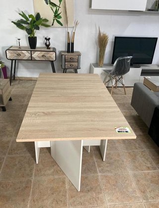 Mesa Libro extensible con alas plegables 140x77cm comedor Suecia