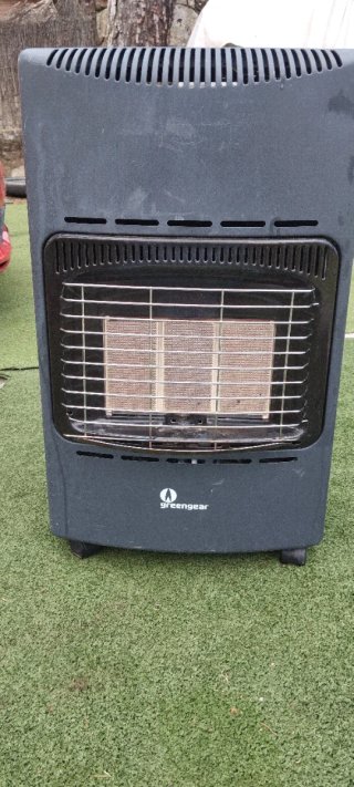 Estufa de gas para calentar casa