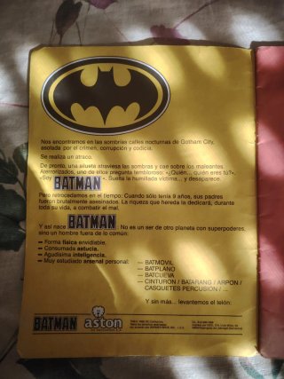 Álbum Vintage Batman 1989 Aston