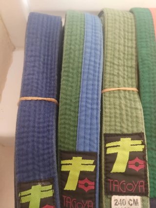 Lote Cinturones Artes Marciales Tagoya