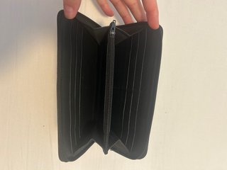 Cartera Caramelo Piel Negra